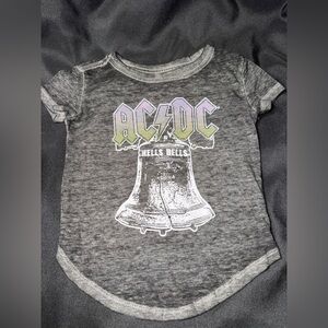 AC/DC Kids Charcoal Graphic Tee